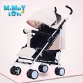 【ส่งจากกทม】รถเข็นเด็ก Baby gear Strollers Prams รถเข็นเด็ก น้ำหนักเบา พกพาสะดวก นั่งได้นอนได้ สามารถแกะพับได้ รถเข็นของเด็กทารก