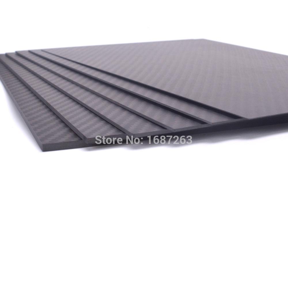 200mm X 300mm 3K Carbon Fiber Sheet Glossy Matte Plate 0.5mm 1mm 1.5mm ...