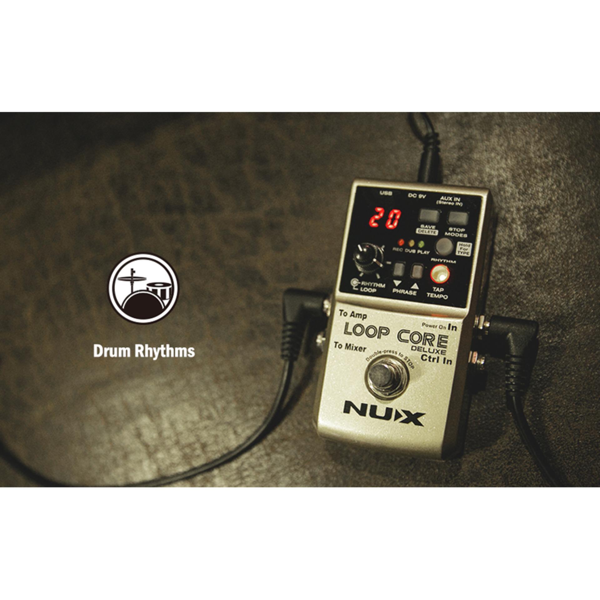 Nux เอฟเฟ็คก้อน รุ่น Loop Core Deluxe Guitar Looper + Footswitch MixASale