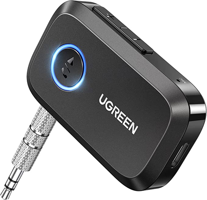UGREEN Bluetooth Car Receiver Adapter 3.5mm ตัวรับสัญญาณจาก AUX ไปยัง
