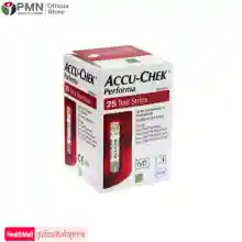 ภาพขนาดย่อของภาพหน้าปกสินค้าแผ่นวัดน้ำตาล Accu Chek Performa 25ชิ้น จากร้าน pmn healthcare บน Lazada ภาพที่ 2