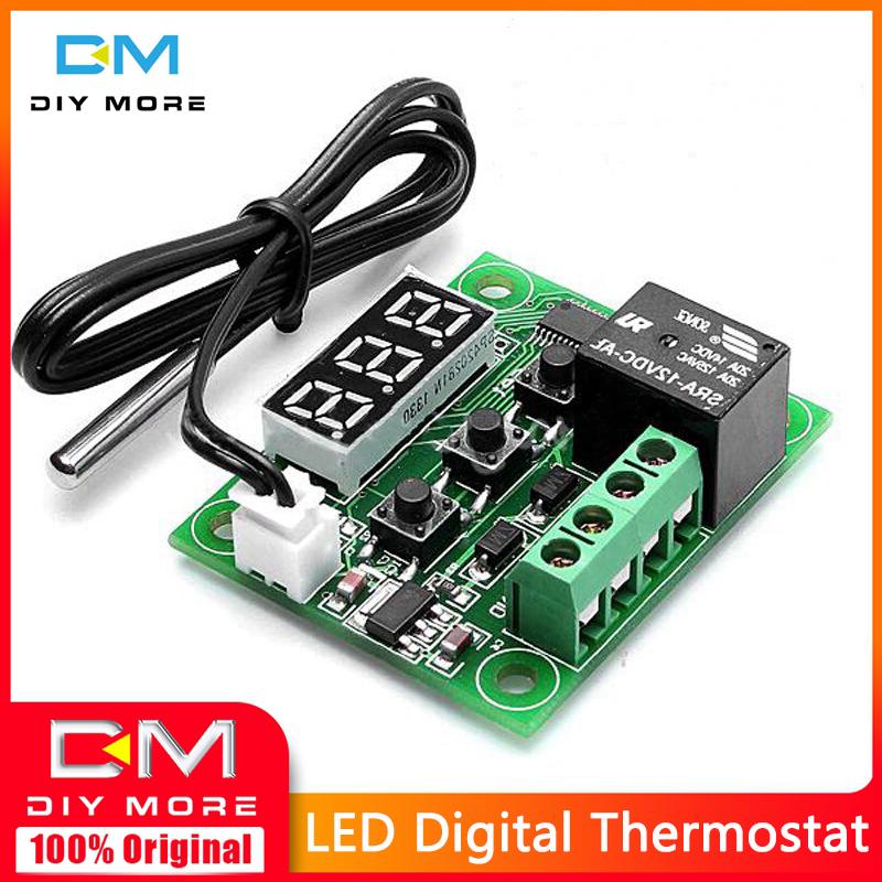 W1209 Digital Thermostat Module Temperature Control Switch Module+NTC Sensor