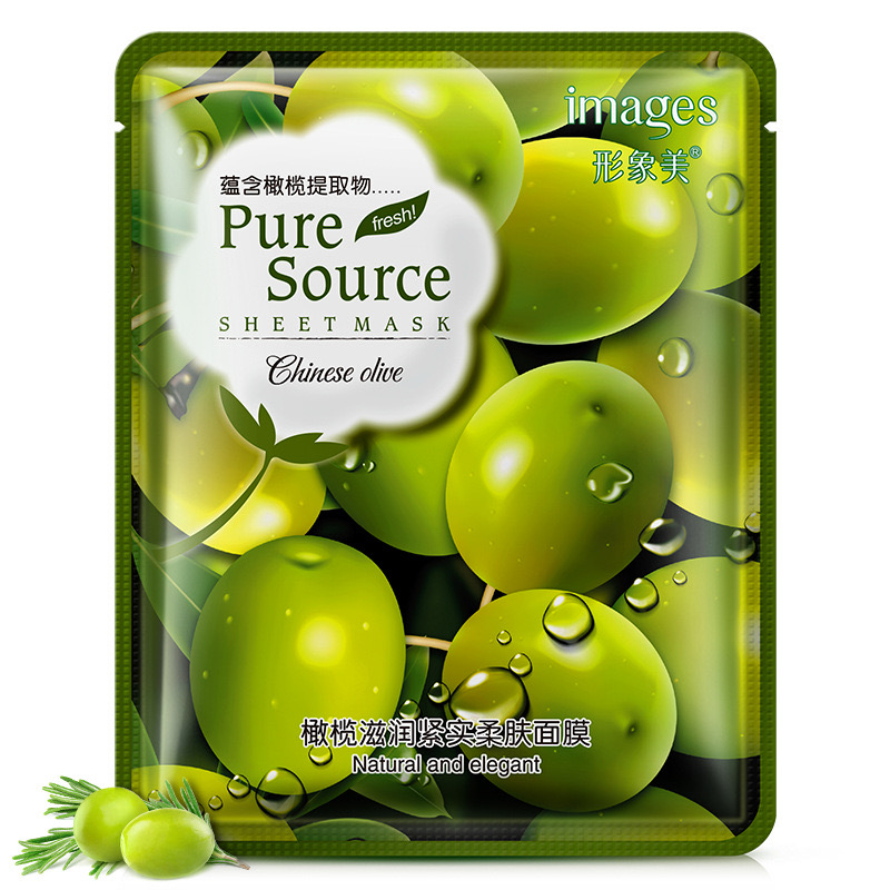 แผ่นมาร์คหน้าสูตรธรรมชาติ Pure  กลิ่น มะกอกปริมาณ (มล.) 40