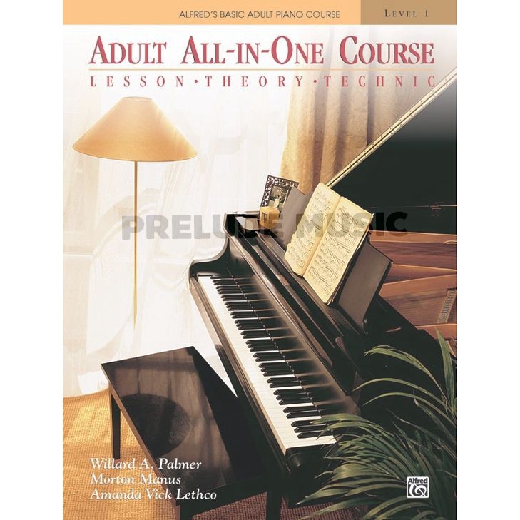 Sale Alfred's Basic Adult All-in-One Course (์No CD)00-5753 ราคาถูก เปียโน เปียโนไฟฟ้า เปียโนเด็ก เปียโนดิจิตอล