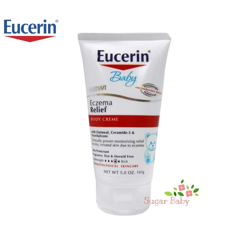 ราคา Eucerin Baby Eczema Relief Body Creme ครีมบำรุงผิวแก้ผื่นแพ้ผ้าอ้อมเด็กทารก
