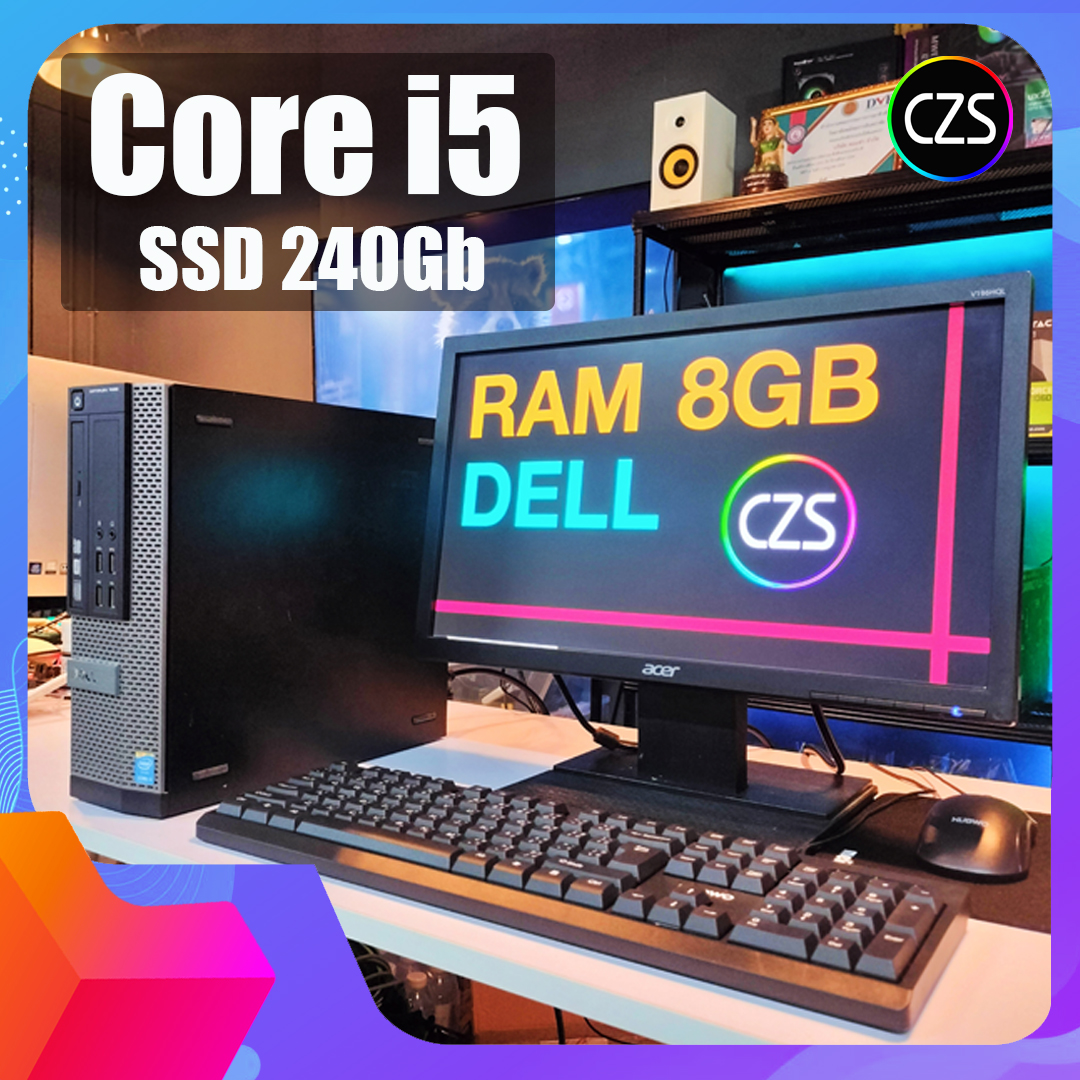 Comza คอมครบชุด Core i5 Ram 8Gb Intel Hd SSD 240Gb สำหรับ ทำงาน เล่นเกมส์เบาๆ ...
