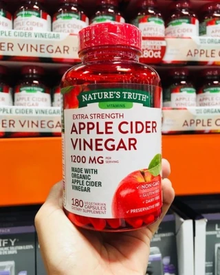 Nature's Truth Organic Apple Cider Vinegar 1200 mg 180 Capsules