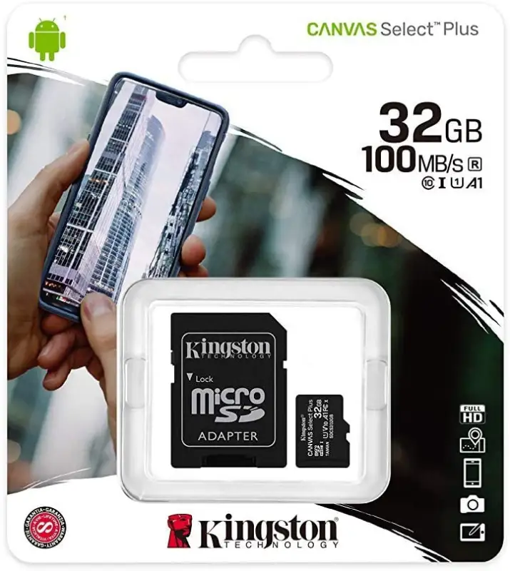 ภาพสินค้าKingston Canvas Select Plus Class 10 microSD Card 32GB (SDCS2/32GB) จากร้าน Kingston Official Store บน Lazada ภาพที่ 4