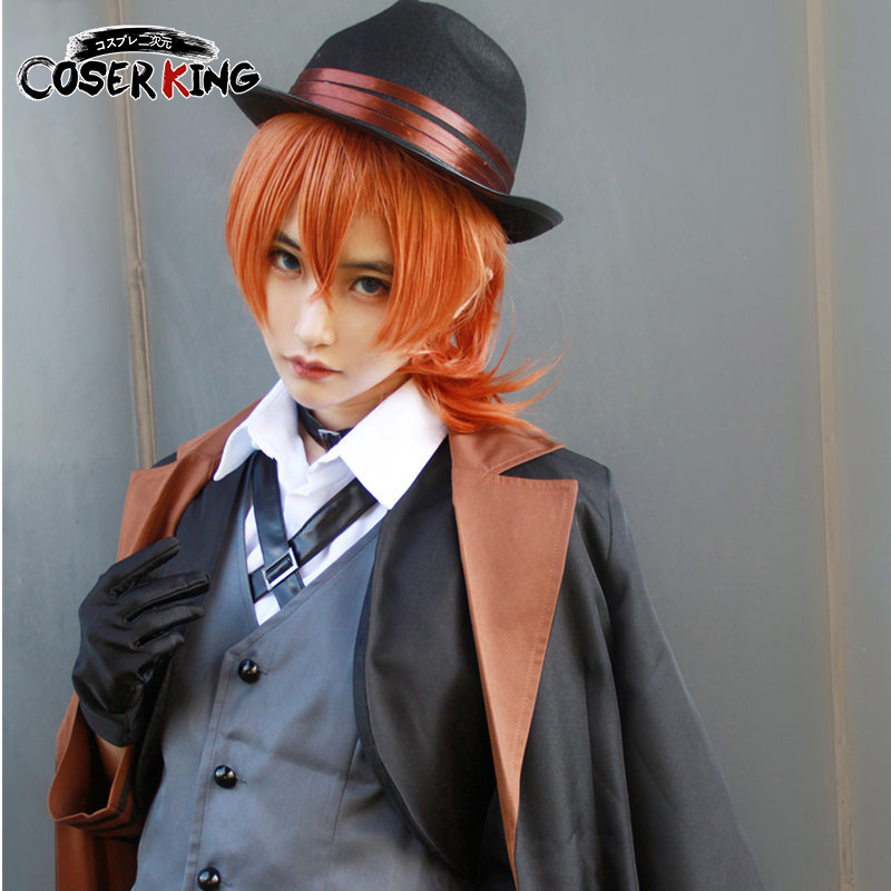 LXYH- COSER KING Anime Bungo Stray Dogs Nakahara Chuuya Black age ...