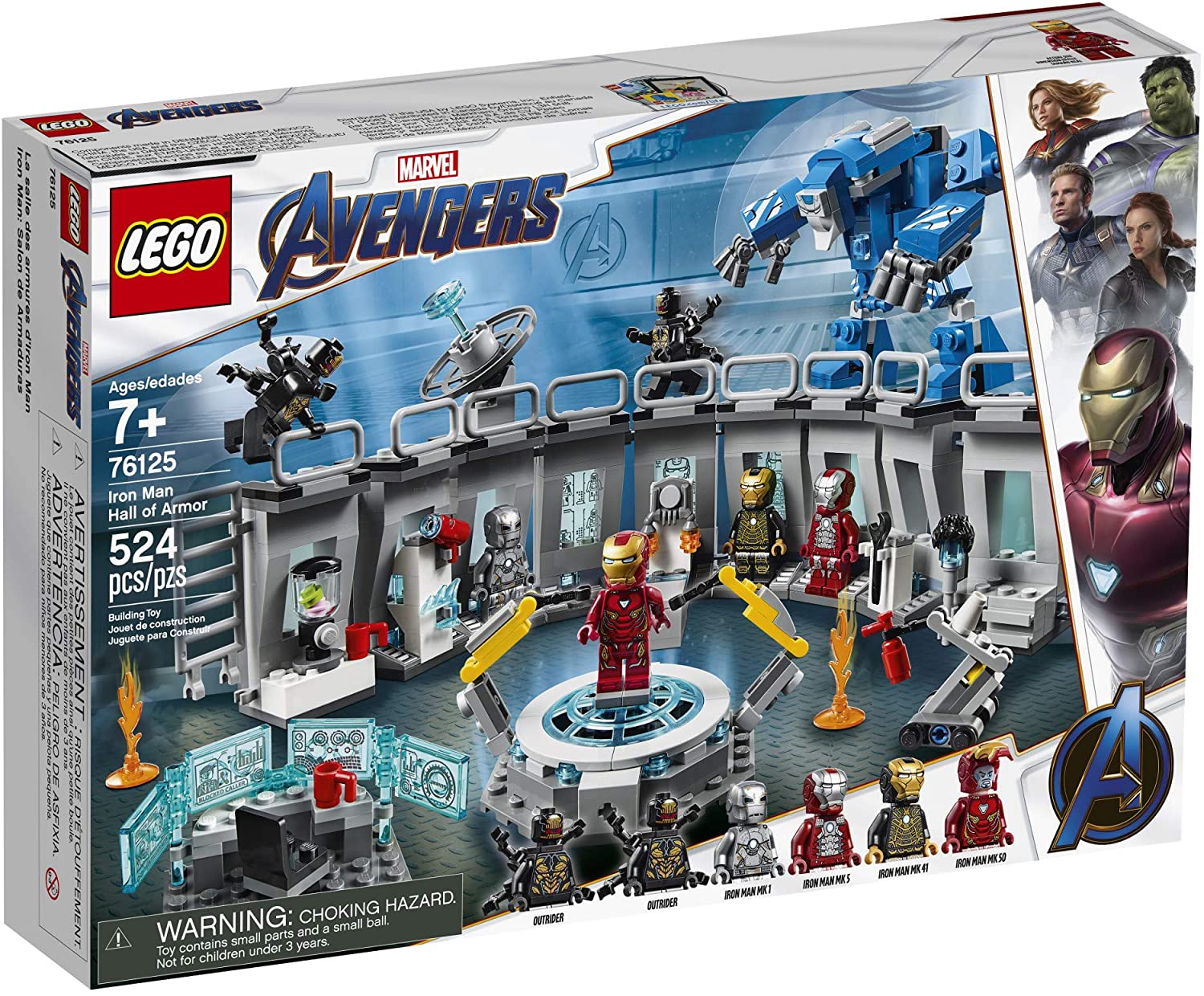Lego Marvel Avengers Iron Man Armor Hall 76125 Bộ Xây Dựng Hình Hành Động  Marvel Tony Stark Iron Man Set (524 Miếng) - Mixasale