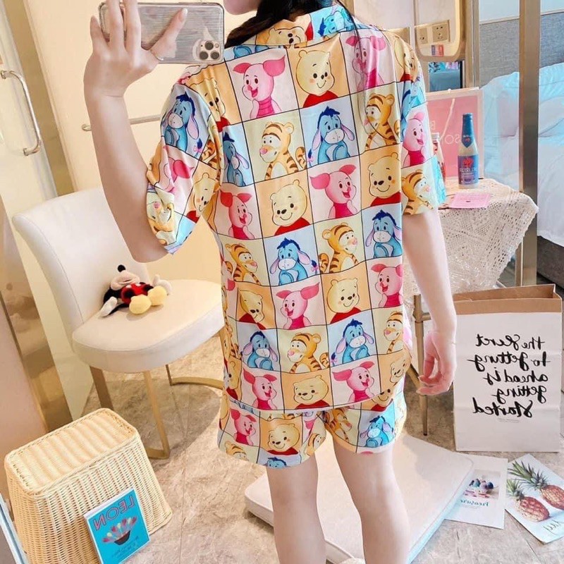 ชุดนอนผู้หญิง ชุดนอนน่ารัก ชุดนอนกระโปรง พร้อมส่งชุดนอนน่ารัก ลายหมี ...