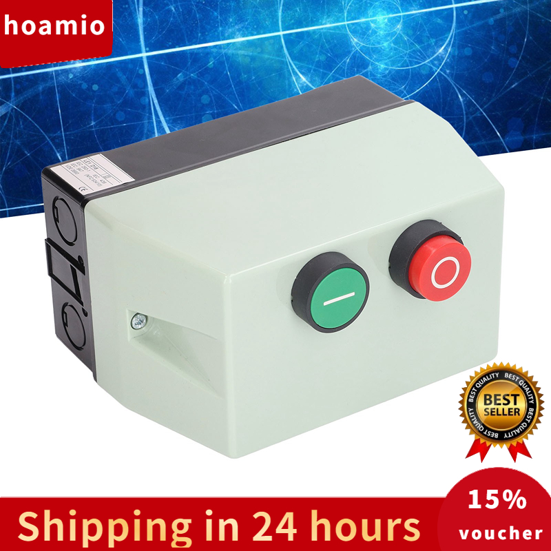 【hoamio】12 ‑ 18A Electric Motor Starter Control Switch Motor With Rubber Washers