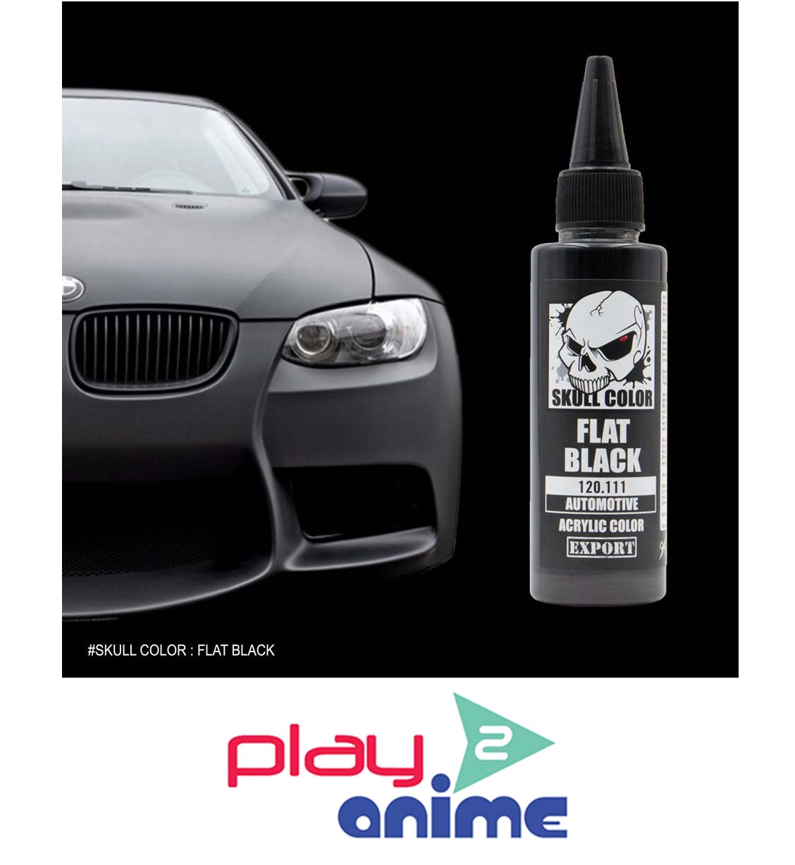 Skull Color Mod SKULL COLOR 120.111 Flat Black - Play2anime - ThaiPick