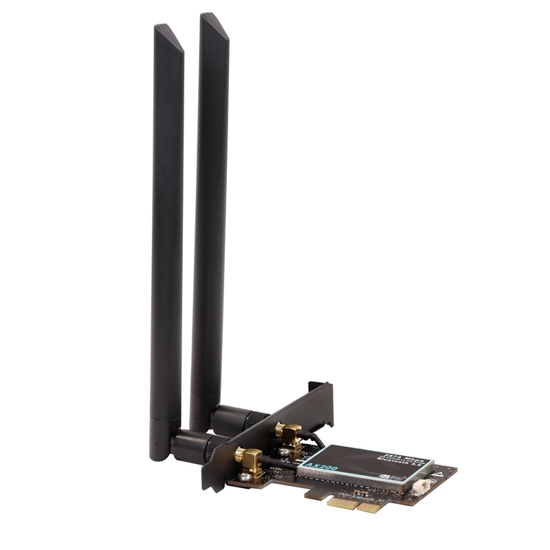 Bảng giá PCI Express Network Card Gigabit for Intel AX200 Dual Band 2.4G/5Ghz Bluetooth5.1 802.11Ax Wifi Card for Window10 Linux Phong Vũ