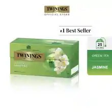 ภาพขนาดย่อของภาพหน้าปกสินค้าทไวนิงส์ ชาเขียว จัสมิน กรีนที ชนิดซอง 1.8 กรัม แพ็ค 25 ซอง Twinings Jasmine Green Tea 1.8 g. Pack 25 Tea Bags จากร้าน Twinings บน Lazada