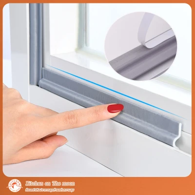 【KOTM】Window seal Self Adhesive Window Seal Strip Anti Collision Soundproof Draught Excluder Foam Window Door Seal Strip 100cm