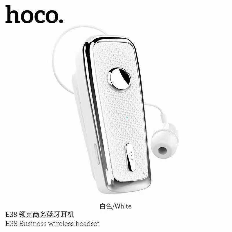 Hoco E38 หูฟังไร้สายบลูทูธ 5.0 Wireless Earphone Business Headset With Mic (แท้100%)