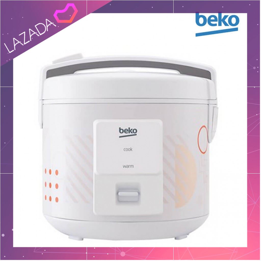 จัดส่งฟรี จ่ายเงินปลายทาง BEKO หม้อหุงข้าว อุ่นทิพย์ เคลือบ 1.8 ลิตร RCJ27023C (รับประกันศูนย์ 2 ปี)