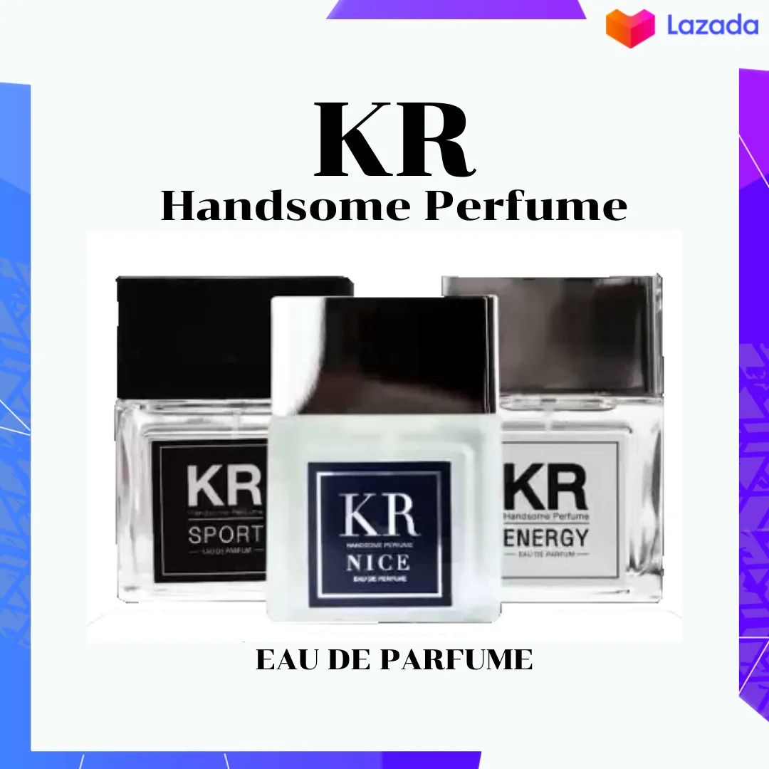 น้ำหอมผู้ชาย น้ำหอมสำหรับผู้ชาย KR Handsome Perfume (Eau De Parfum) น้ำหอมผู้ชายนำเข้าจากประเทศฝรั่งเศษ หอมติดทนยาวนานตลอดวัน กลิ่นไม่ฉุน [ของแท้ 100%]