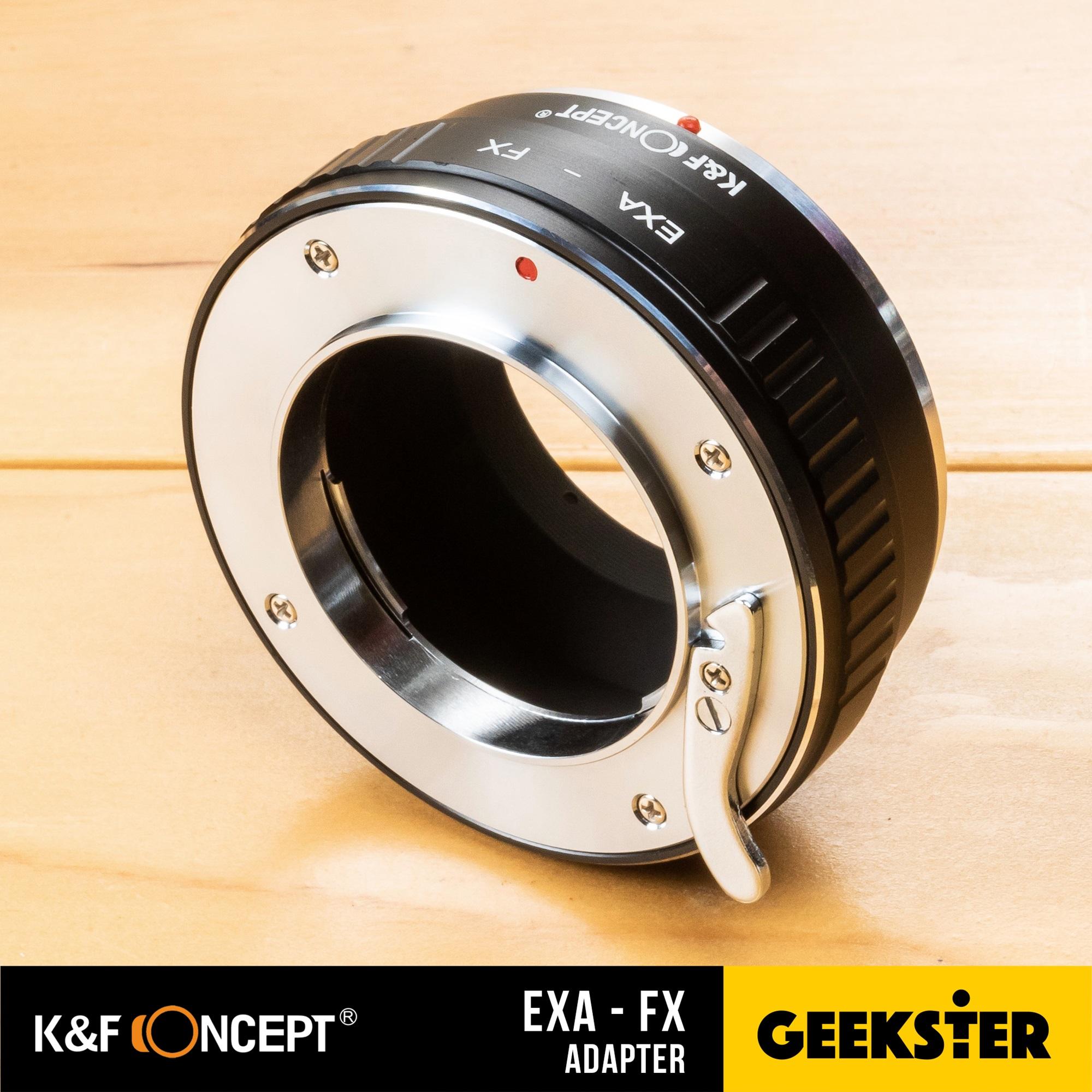 K&F EXA-FX Adapter แปลงเลนส์ Exakta เพื่อเอามาใส่กล้อง Fuji Mirrorless ได้ทุกรุ่น ( Lens mount adapter Mount EXA For Fuji ) ( เมาท์แปลง อแดปเตอร์ ) ( EXA-FX / EXA-X ) ( EXA FX / EXA X ) ( Geekster )