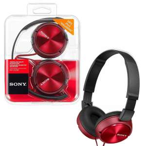 Headset 'SONY' MDR-ZX310AP (Red) AUX 3.5 mm / 10Hz-24kHz