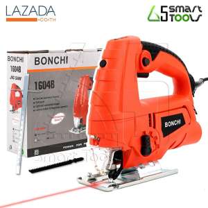 BONCHI เลื่อยจิ๊กซอ เลื่อยฉลุจิ๊กซอว์ (มีเลเซอร์นำตัด) 650W รุ่นท๊อป 1604B