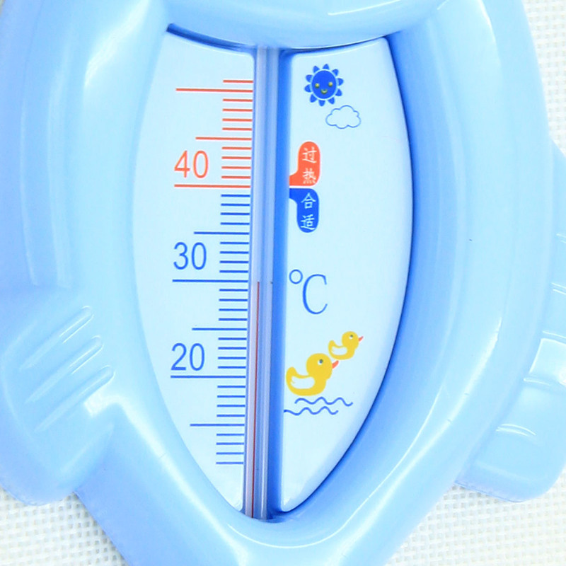 เทอร์โมมิเตอร์วัดอุณหภูมิน้ำอาบน้ำเด็กของเล่นรูปปลาน่ารัก    Baby Bath Shower Water Temperature Thermometer, Fun Cute Fish-Shaped Toy สี Yellow สี Yellow