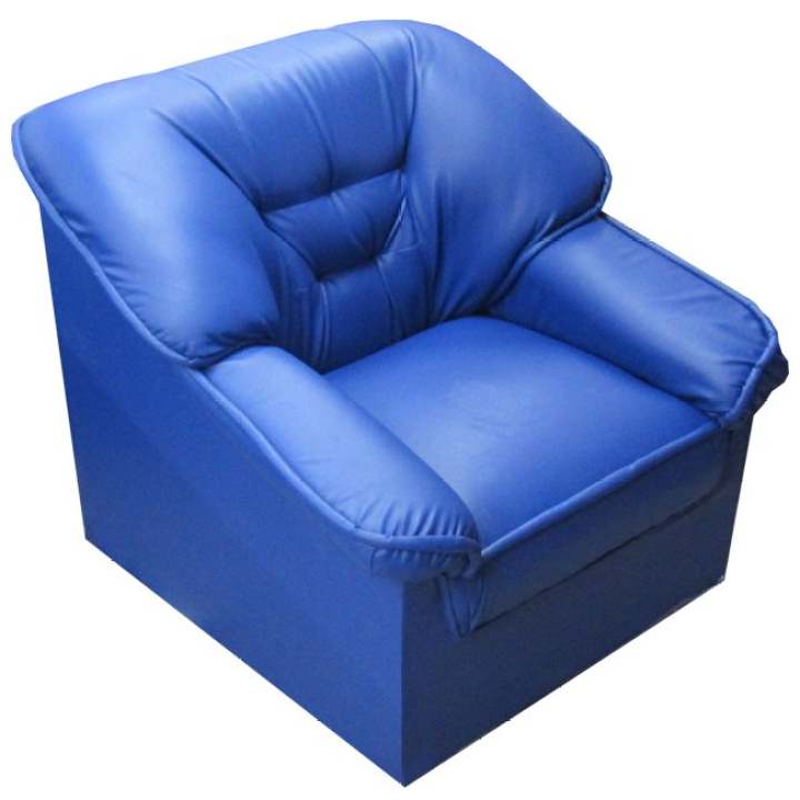 (พร้อมส่ง) ENZIO โซฟาเดี่ยวหุ้มหนัง รุ่น Single sofa upholstered leather (สีน้ำเงิน-คละแบบ) (จัดส่งฟรี กรุงเทพฯ และ ปริมณฑลเท่านั้น)