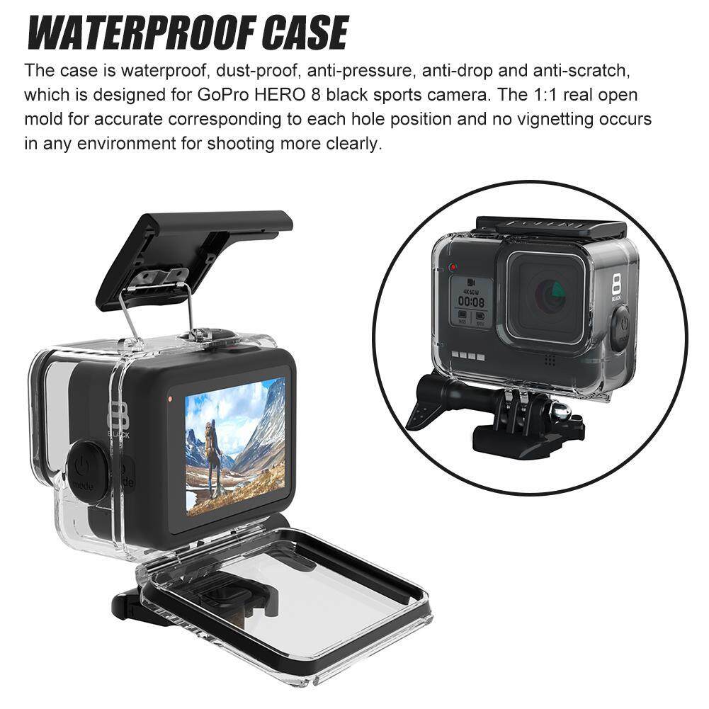 Vikdio Waterproof Protective Housing Case for GoPro Hero Cameras