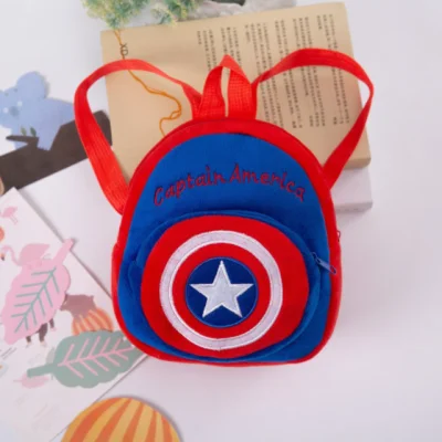 Captain America Superhero Kids Cute Fashion Bag Pack Cartoons For School Baby Kindergarten Girls Boys Gift