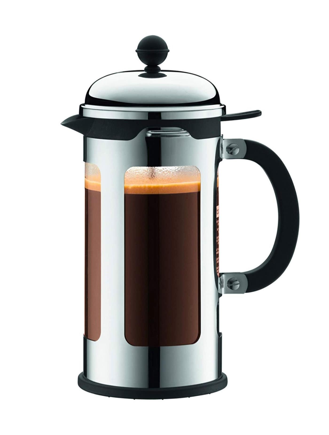 BODUM เครื่องชงกาแฟเฟรนช์เพรส Chambord 34 ออนซ์ สีเงิน coffee makers