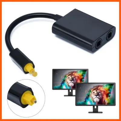 ลดราคา Digital SPDIF Optical Audio Splitter 2 Way Toslink Splitter Adapter 1 input 2 Output SPDIF Optical Cable Splitter Hub #ค้นหาเพิ่มเติม เครื่องส่งสัญญาณไร้สายบลูทูธ การ์ดเครือข่ายไร้สาย USB wifi Adapter แปลงไฟ