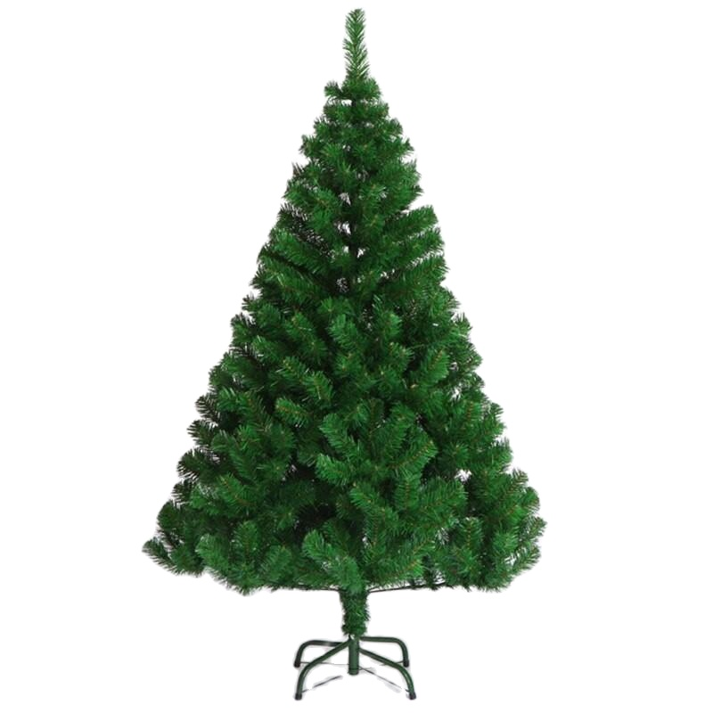 MC ต้นคริสมาสต์สีเขียวฐานเหล็กก้านสนฟูหนา ต้นคริสต์มาสขนาดกลาง 6' / 1.8M Christmas Tree