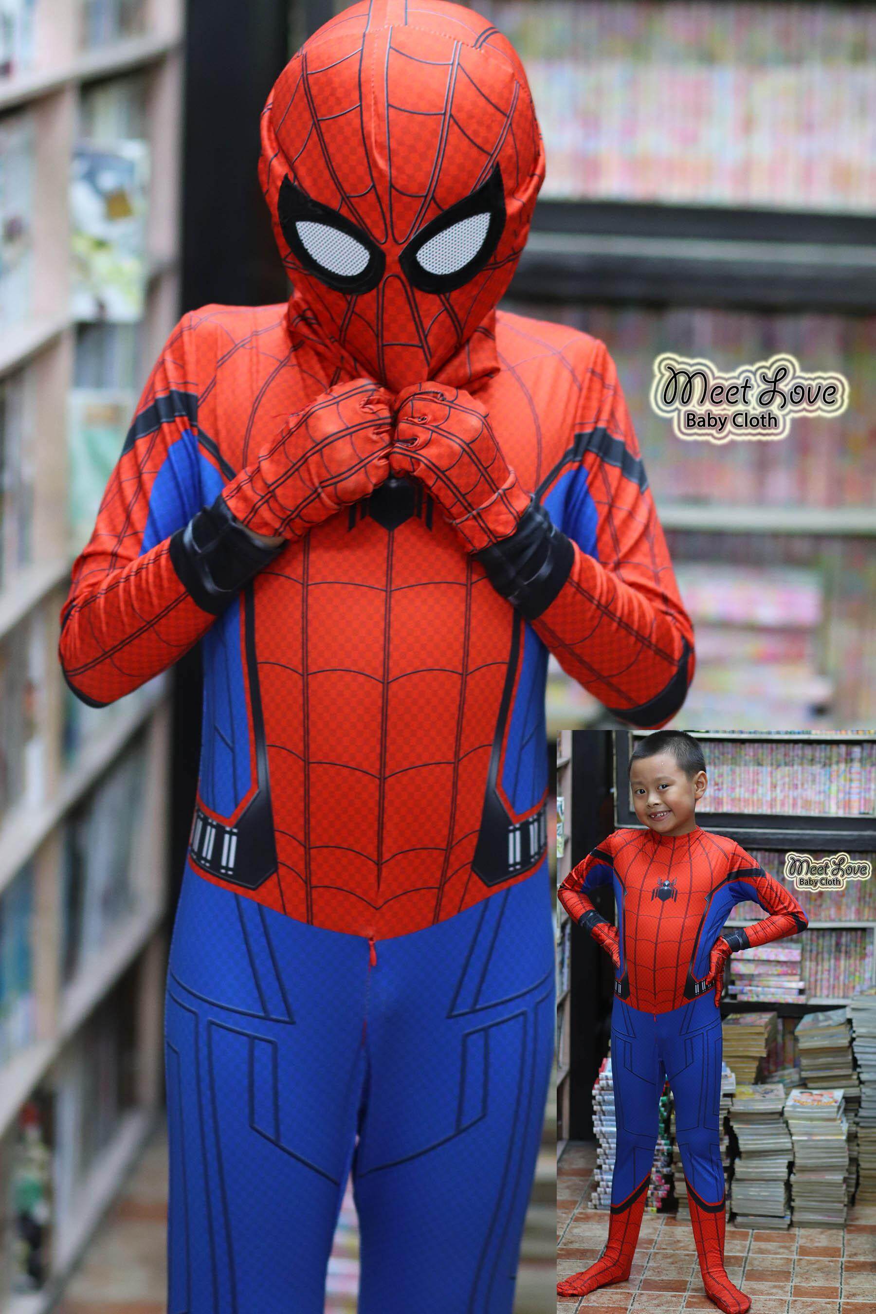 ชุดสไปเดอร์แมน Original Stark Suit ชุด Spiderman ชุดแฟนซี ฮีโร่ ผ้านิ่ม พร้อมส่ง