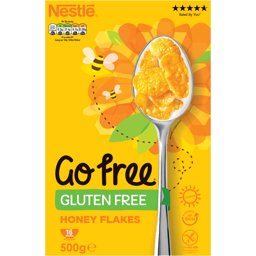 Honey Corn Flakes Gluten Free Nestle 500 G. Lazada.co.th