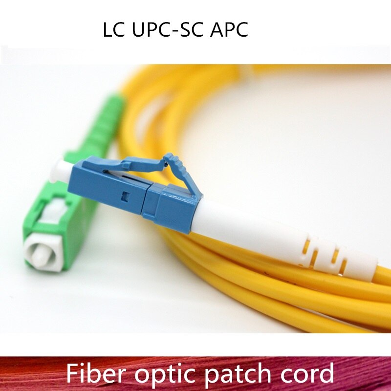 LC/UPC to SC/APC Fiber Optic Patch Cord Cable LC-SC 1m/3m/5m/10m/20m ...