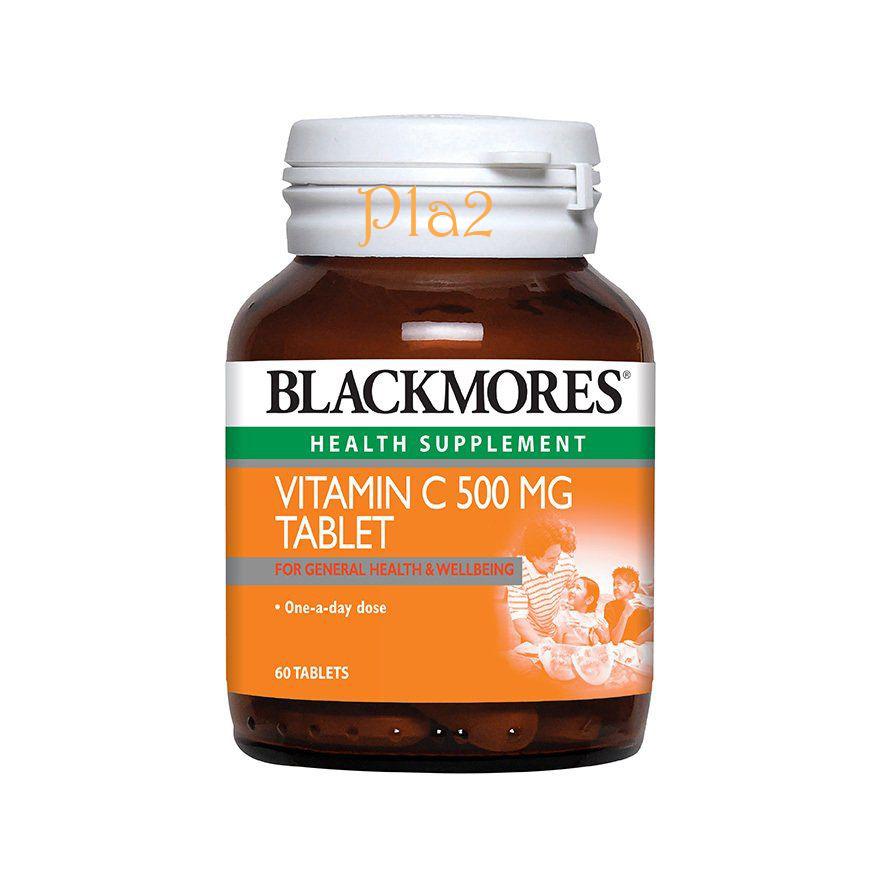 แนะนำ BLACKMORES VITAMIN C 500 MG 60 เม็ด 1 ขวด EXP03/2022 Rose