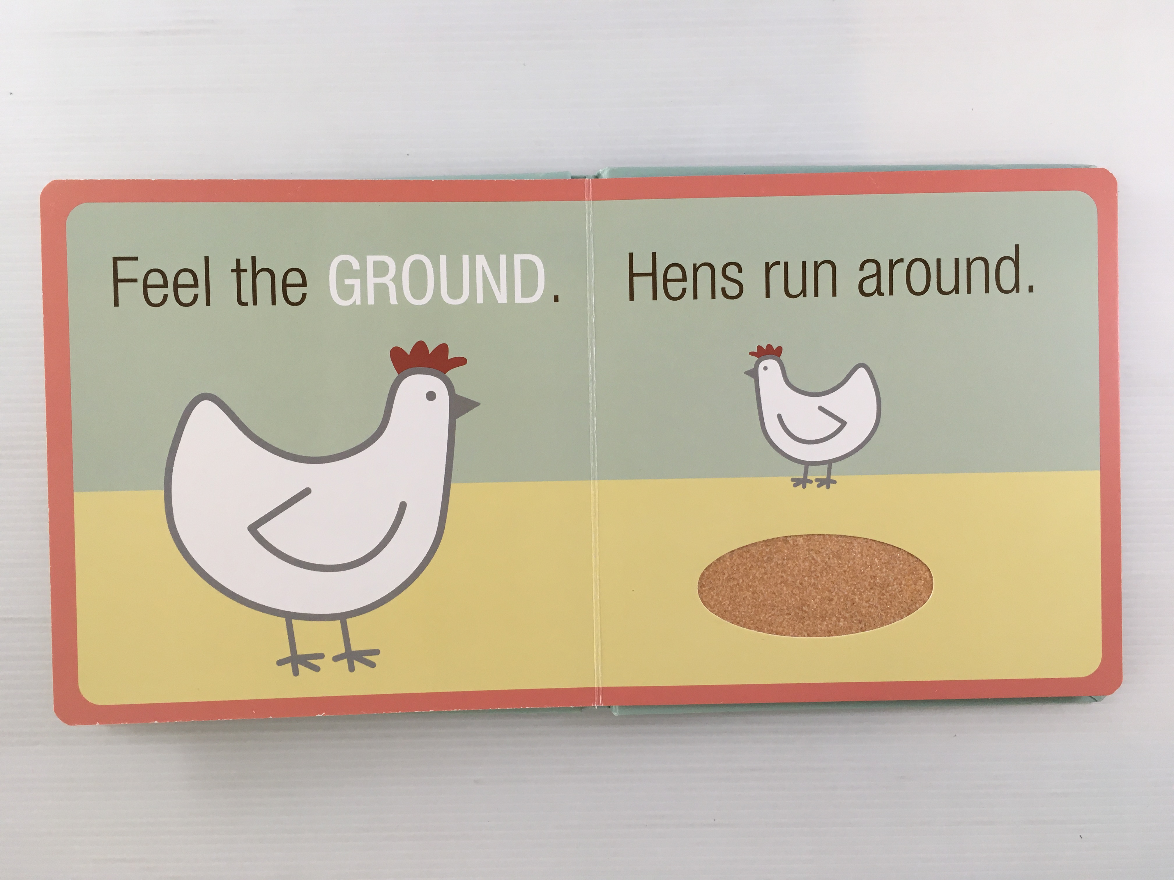 FARM touch and feel Boardbook หนังสือบอร์ดบุ๊คภาษาอังกฤษสำหรับเด็ก (มือ ...