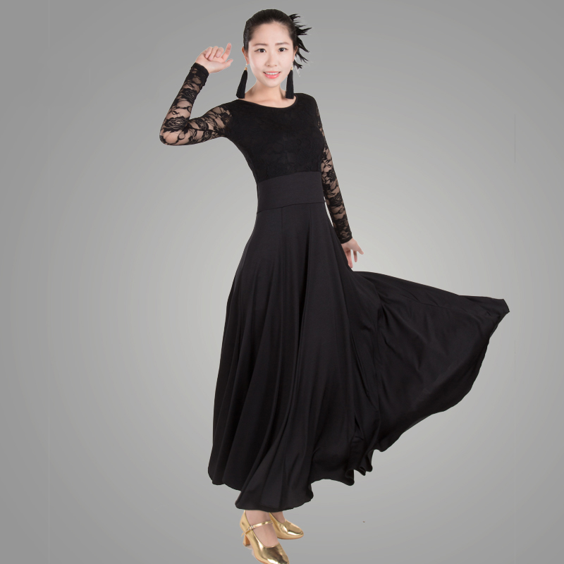 HC Women's Long Sleeves Dance Outfit Practice Performance Dance Wear