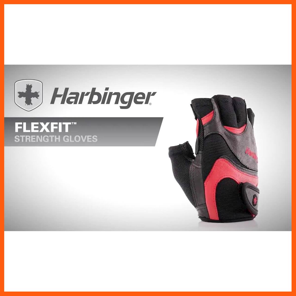 Sale Harbinger ถุงมือฟิตเนส FlexFit-Wash & Dry (Black/Red) อุปกรณ์เสริมฟิตเน็ต ออกกำลังกาย เพื่อสุขภาพ