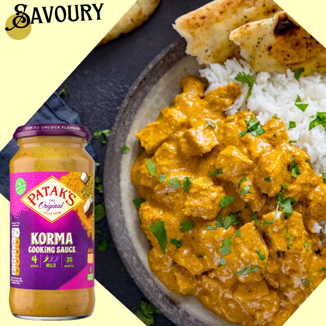 Pataks Korma Cooking Sauce 450g ซอสคุรุหม่า(คอร์มา) พร้อมปรุงจากอังกฤษ ...