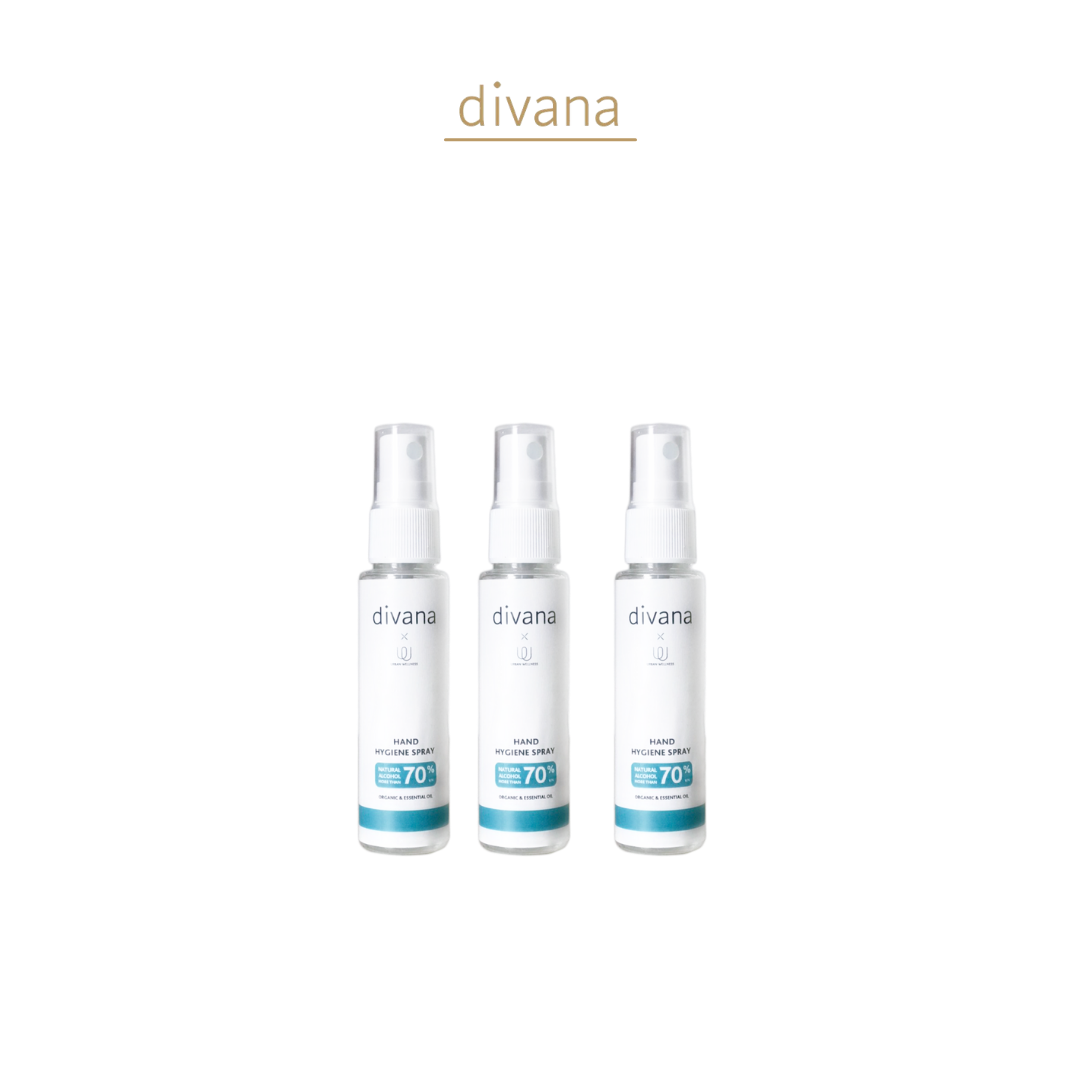 Divana Hand Hygiene Spray 30 ml Set X 3 pcs