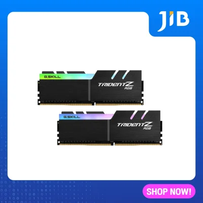 32GB (16GBx2) DDR4/3600 RAM PC (แรมพีซี) G.SKILL TRIDENT Z RGB (F4-3600C18D-32GTZR)