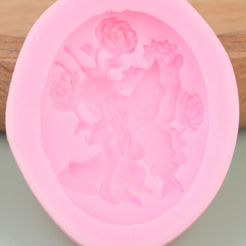 UG Fairy Silicone Mold Cake Decor Tools Cookie Baking Candy Chocolate Soap Mold