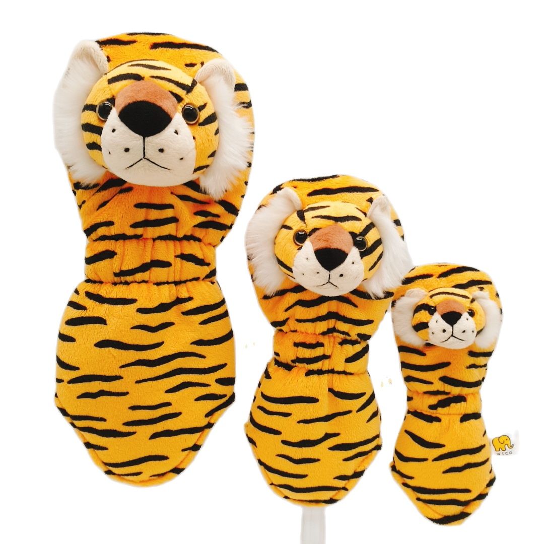 [WICO&Golf] Club Cover Wild Animal1 Pink Zebra ไม้หัวกอล์ฟคลับชุด