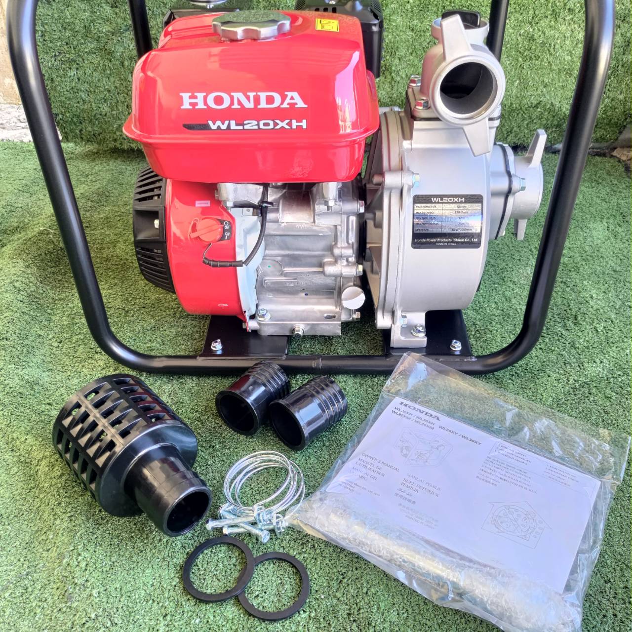 HONDA WL20XH เครื่องสูบน้ำ ของแท้ 100 % สูบน้ำ4จังหวะ 5.5 HP * ท่อ 2 ...