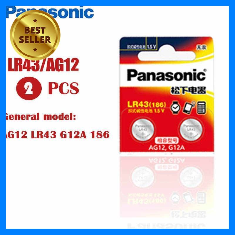 (2ก้อน) ถ่าน Panasonic LR43(186) 1.5V Alkaline Battery จำนวน 2ก้อน เลือก 1 ชิ้น อุปกรณ์ถ่ายภาพ กล้อง Battery ถ่าน Filters สายคล้องกล้อง Flash แบตเตอรี่ ซูม แฟลช ขาตั้ง ปรับแสง เก็บข้อมูล Memory card เลนส์ ฟิลเตอร์ Filters Flash กระเป๋า ฟิล์ม เดินทาง