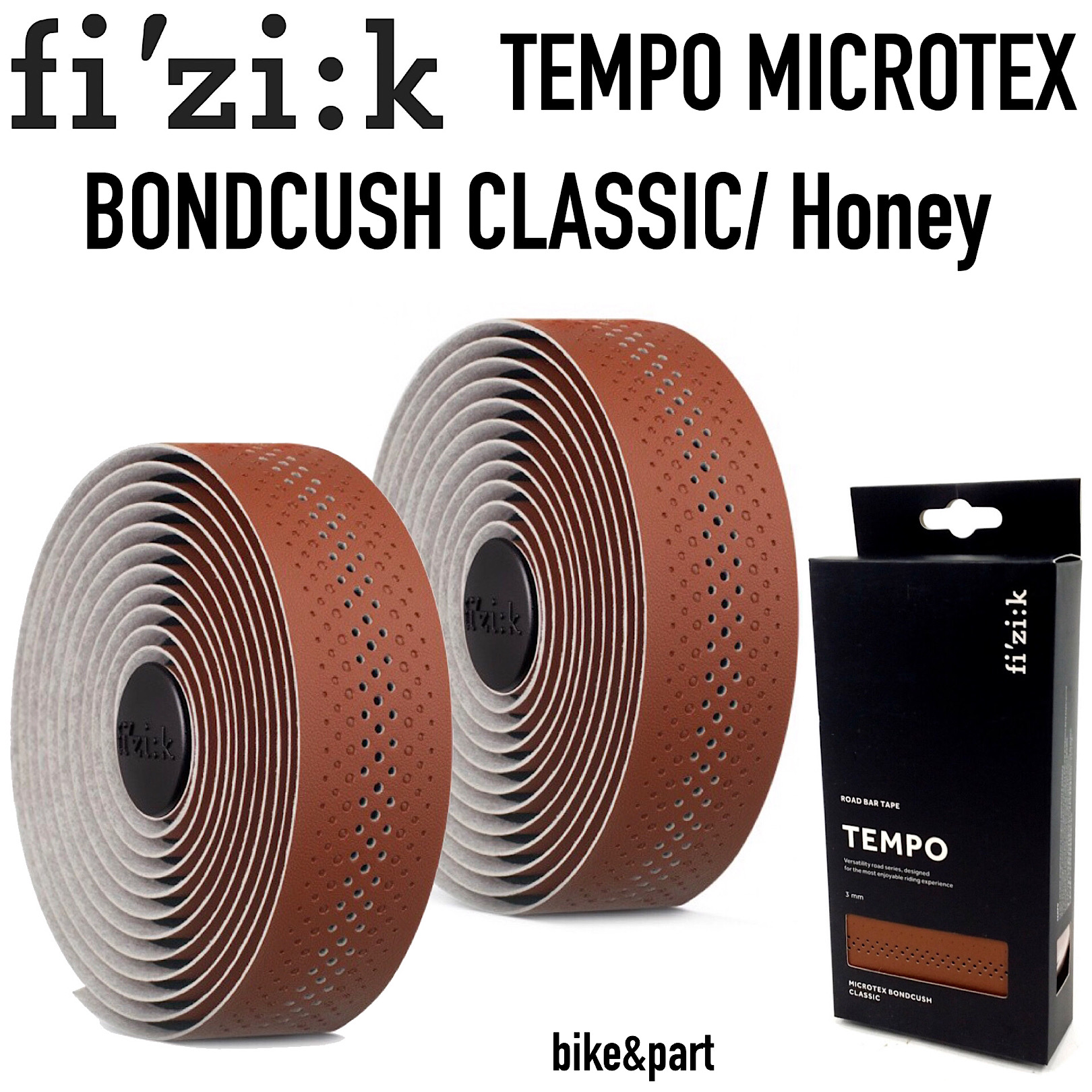 ผ้าพันแฮนด์ fizik TEMPO BONDCUSH CLASSIC/ Honey