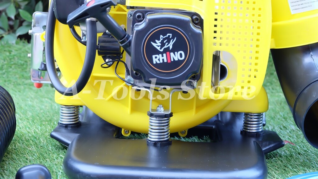 เครื่องพ่นปุ๋ย ไรโน่  RHINO **รุ่นใหม่ล่าสุด2021** 20 ลิตร เครื่องพ่นข้าว เครื่องเมล็ด 2 จังหวะ (ลิ้น+รางสแตนเลส) ฐานสปริง **สินค้าพร้อมส่ง**