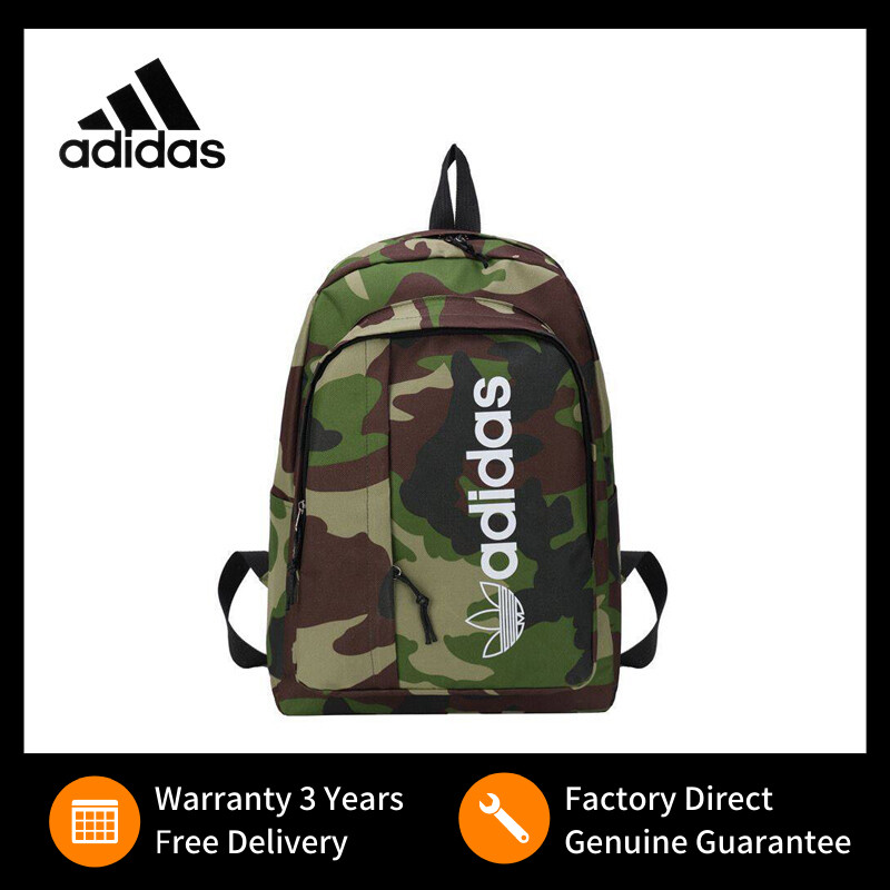 〖Promotional Genuine〗ADIDAS Men's and Women's Backpacks B49 The Same